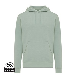 Iqoniq Rila lightweight recycled cotton hoodie, iceberg green