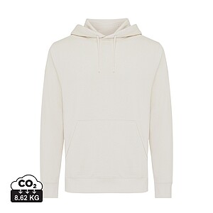 Iqoniq Rila lightweight recycled cotton hoodie, ivory white