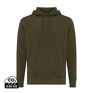 Iqoniq Rila lightweight recycled cotton hoodie, khaki