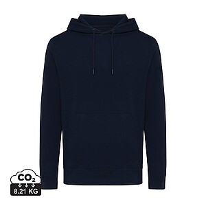 Iqoniq Rila lightweight recycled cotton hoodie, navy