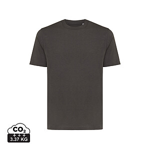 Iqoniq Sierra lightweight recycled cotton t-shirt, anthracite, size XXS