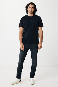 Iqoniq Sierra lightweight recycled cotton t-shirt, black, M