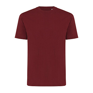Iqoniq Sierra lightweight recycled cotton t-shirt, burgundy, M