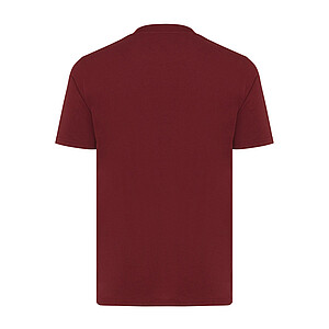 Iqoniq Sierra lightweight recycled cotton t-shirt, burgundy, M