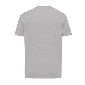 Iqoniq Sierra lightweight recycled cotton t-shirt, light heather anthra, XS
