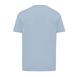 Iqoniq Sierra lightweight recycled cotton t-shirt, light heather blue, XS