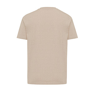 Iqoniq Sierra lightweight recycled cotton t-shirt, light heather brown, XS