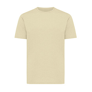 Iqoniq Sierra lightweight recycled cotton t-shirt, light yellow, XS