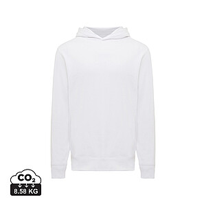 Iqoniq Yengo recycled cotton hoodie with sidepockets, recycled white, size XXS