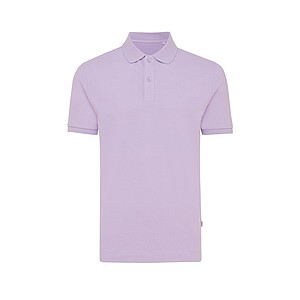 Iqoniq Yosemite recycled cotton pique polo, light purple, M
