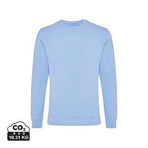 IQONIQ Zion recycled cotton crew neck, sky blue