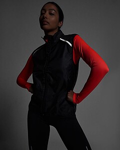 Jannu unisex lightweight running bodywarmer, royal blue, size XL