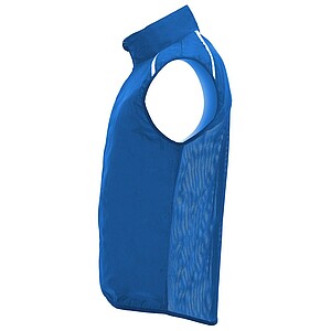 Jannu unisex lightweight running bodywarmer, royal blue, size XS