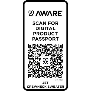 Jet unisex Aware™ recycled crewneck sweater, oatmeal