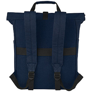 Joey 15” GRS recycled canvas rolltop laptop backpack 15L
