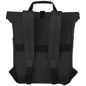 Joey 15” GRS recycled canvas rolltop laptop backpack 15L