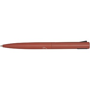 Juana recycled aluminium ballpoint pen (blue ink), brick