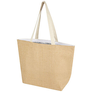 Juta 300 g/m2 jute cooler tote bag 12L