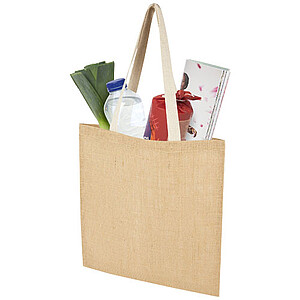 Juta 300 g/m2 jute tote bag 7L