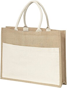 Jute bag with plastic backing