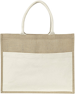 Jute bag with plastic backing