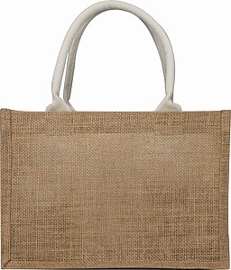 Jute cotton bag for colouring in