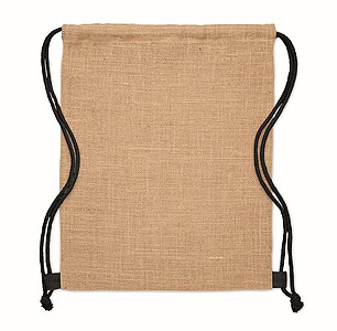 Jute drawstring bag
