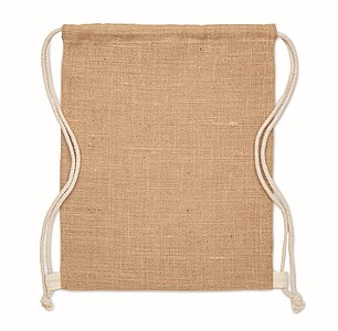 Jute drawstring bag
