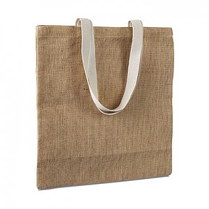 Jute shopping bag, beige