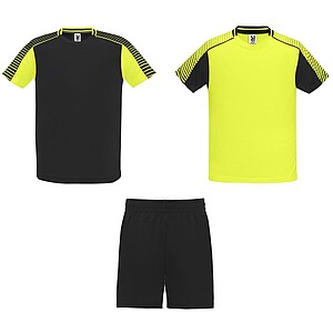 Juve kids sports set, fluor yellow, size 4