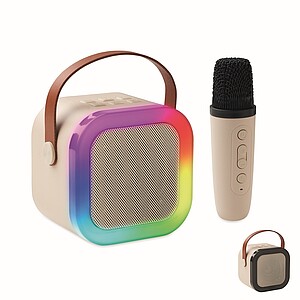 Karaoke set speaker, beige