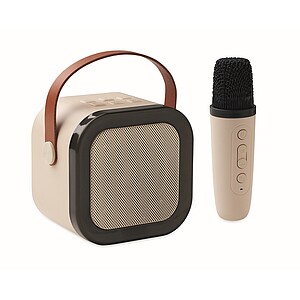 Karaoke set speaker, beige