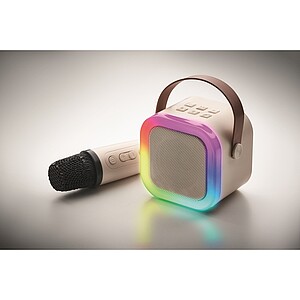 Karaoke set speaker, beige