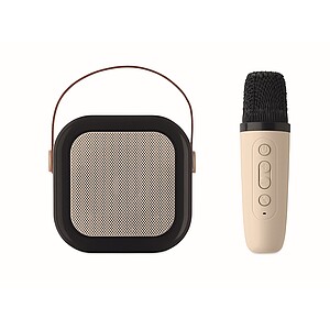 Karaoke set speaker, beige