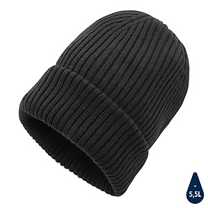 Kennedi AWARE™ Polylana® beanie with large rib, black