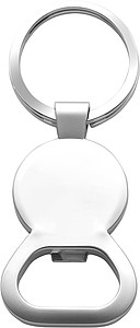 Key holder, €1 trolley disc Silver