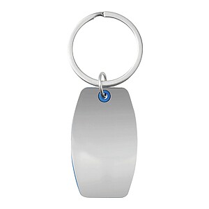 Key ring, blue, silver