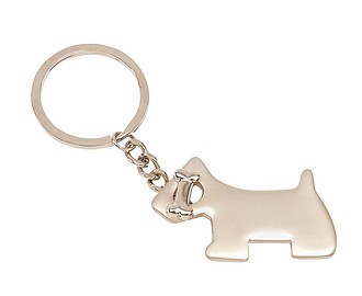 Key ring "Dog",colour silver