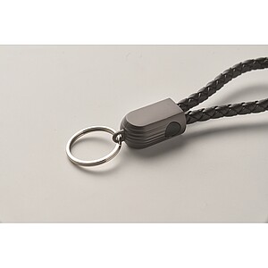 Key ring loop cable type-C, black