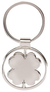 Key ring SPINNING CLOVER LEAF