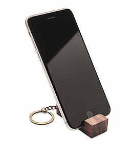 Key ring with phone stand