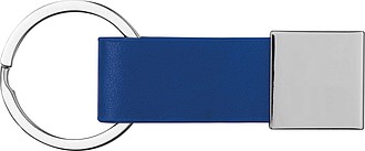 Keychain with leather strap