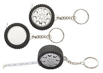 keyring with tape measure