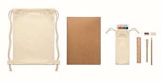 Kids drawing and 5 piece stationery set