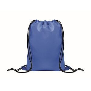 Kids drawstring bag 190T RPET, royal blue