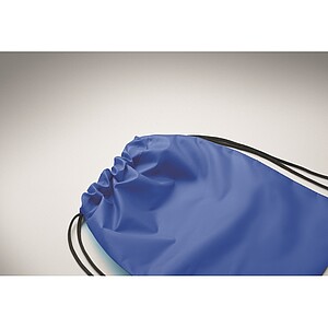 Kids drawstring bag 190T RPET, royal blue