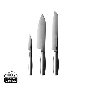 Kitchen Knives Copenhagen, set of 3, steel