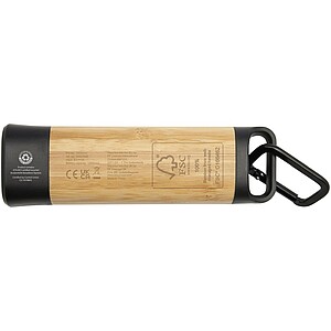 Kuma bamboo/RCS recycled plastic torch with carabiner