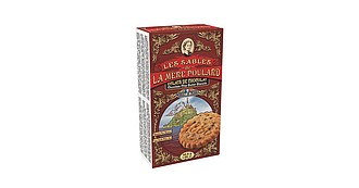 La Mére Poulard Chocolate chip butter biscuits paper 46.8g