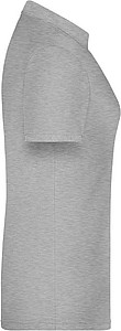 Ladies Piqué Polo, grey heather, XXL